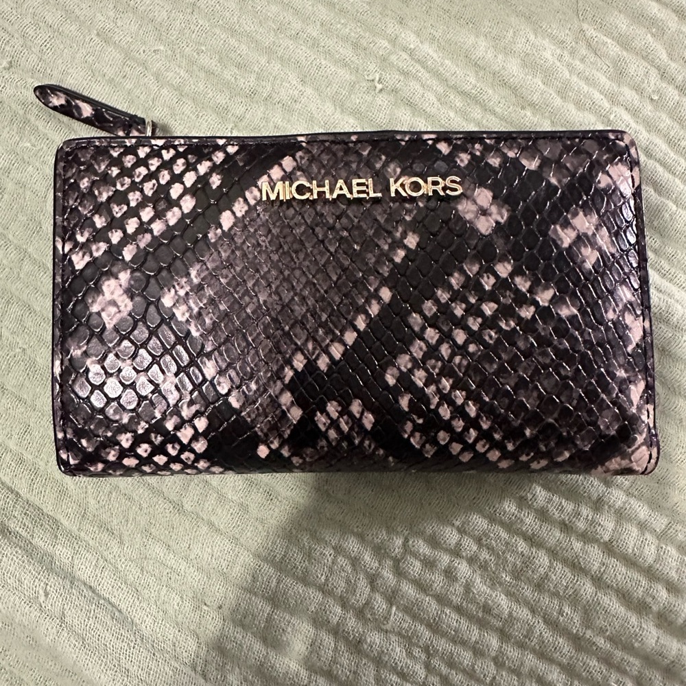 Michael Kors Snake Print Wallet
